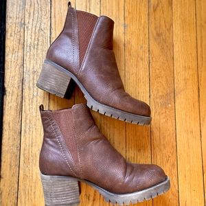 COPY - MIA block heel ankle boots (size 8)